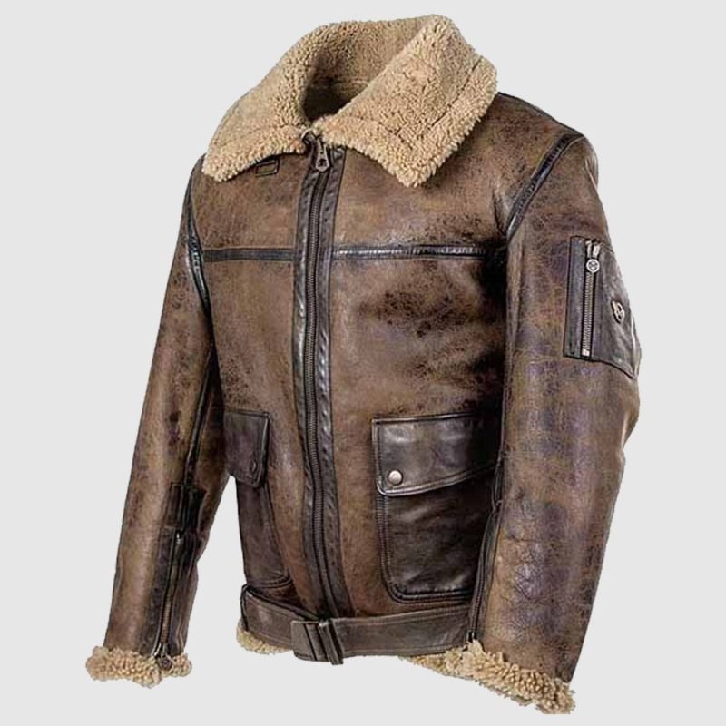 Arnold Schwarzenegger Aviator B 6 Jacket sheepskin jacket min