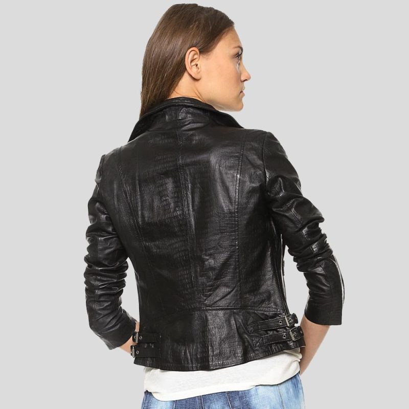 AzariaBlackMotorcycleLeatherJacket2