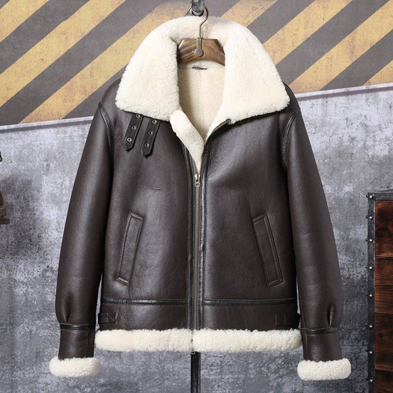 B3 Bomber Jacket Sheepskin Shearling Jacket