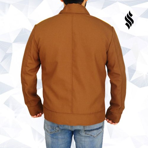 Best Men Stylish Brown Cotton Jacket