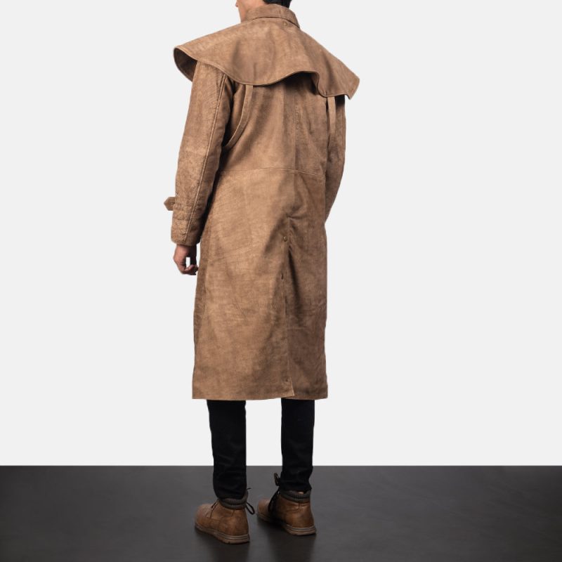 BrownLeatherDusterCoatMens2