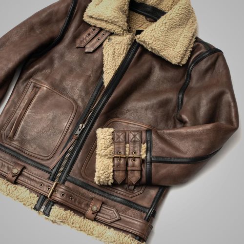 BrownSheepskinJacketForMenwithsherpalining15