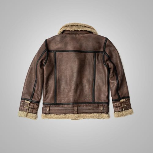 BrownSheepskinJacketForMenwithsherpalining5