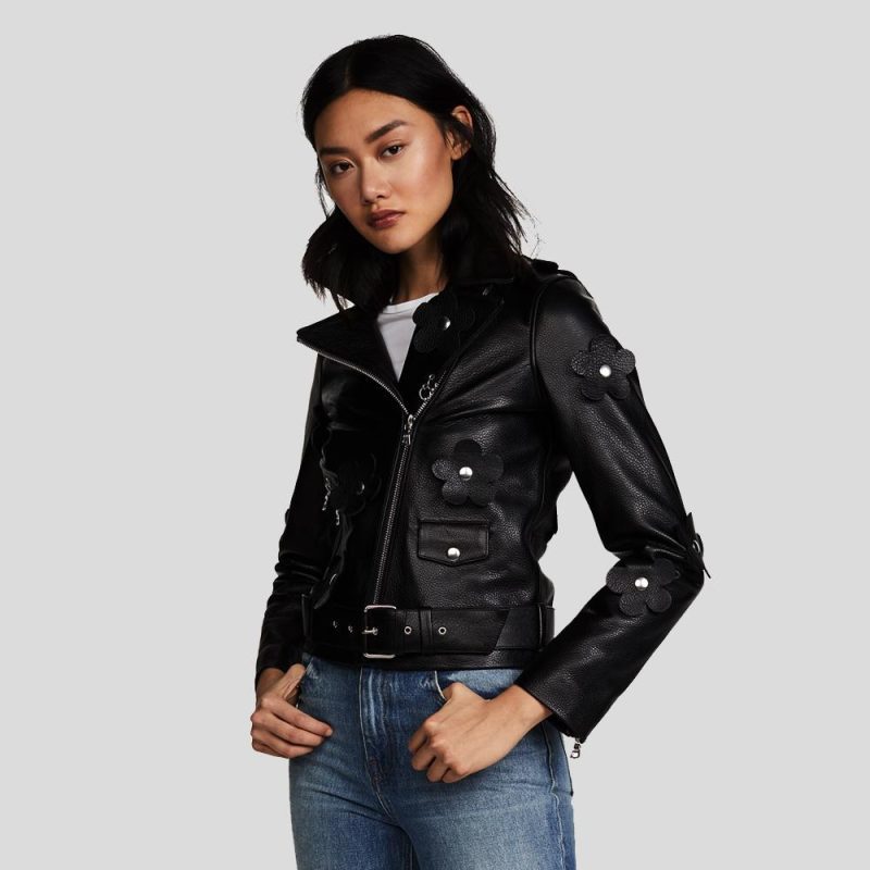 FlorenceBlackBikerLeatherJacket5