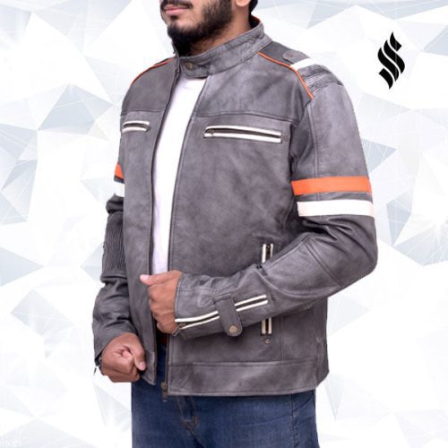 Fossil Grey Retro Jacket