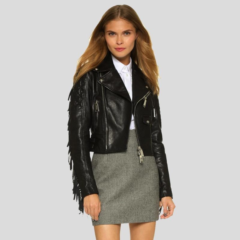 KianaBlackBikerFringesLeatherJacket1