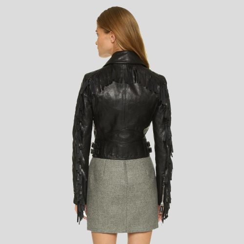 KianaBlackBikerFringesLeatherJacket2