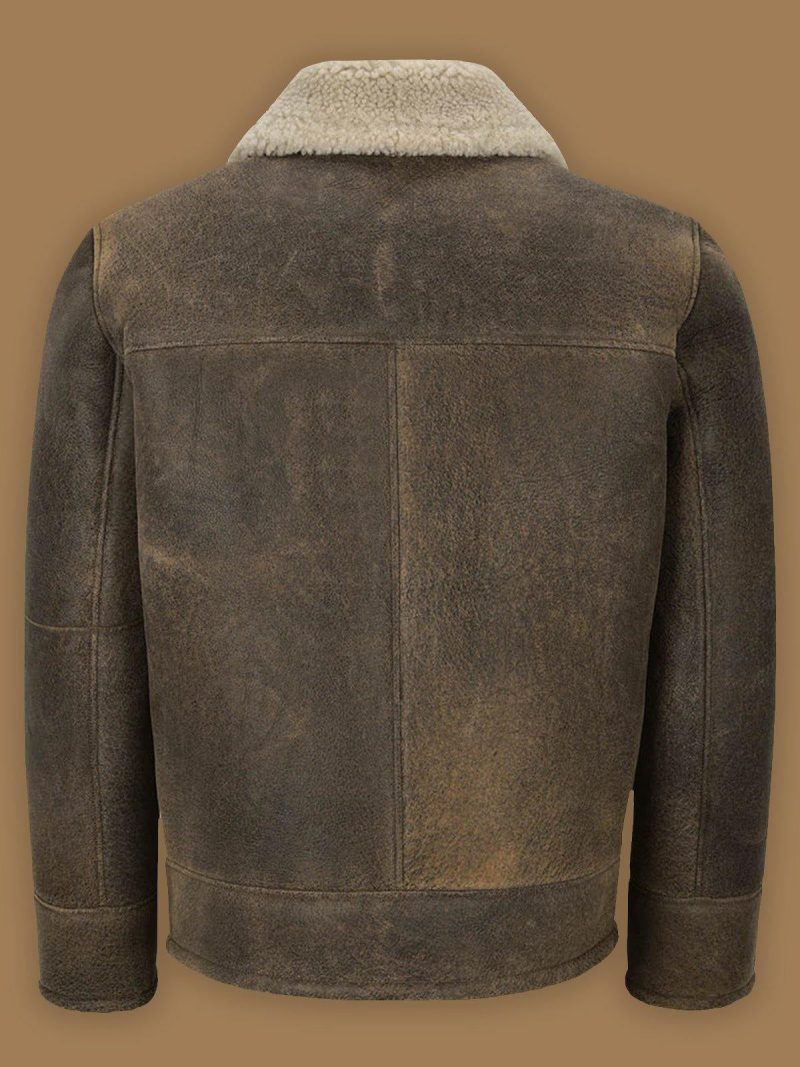 MEN OLD FASHION BROWN SHEARLING JACKET 54118c9d 9d4a 41dd b58c 1ff7261518ff