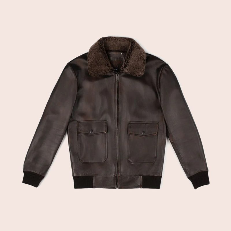 MenG 1FlightIconicBrownLeatherBomberJacket