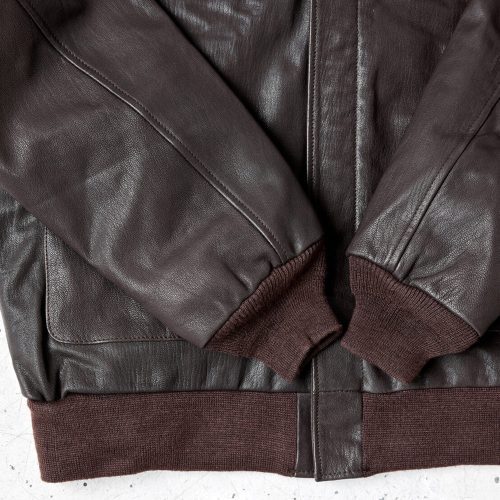 MenHorseskinBrownA2FlyingLeatherBomberJacket4