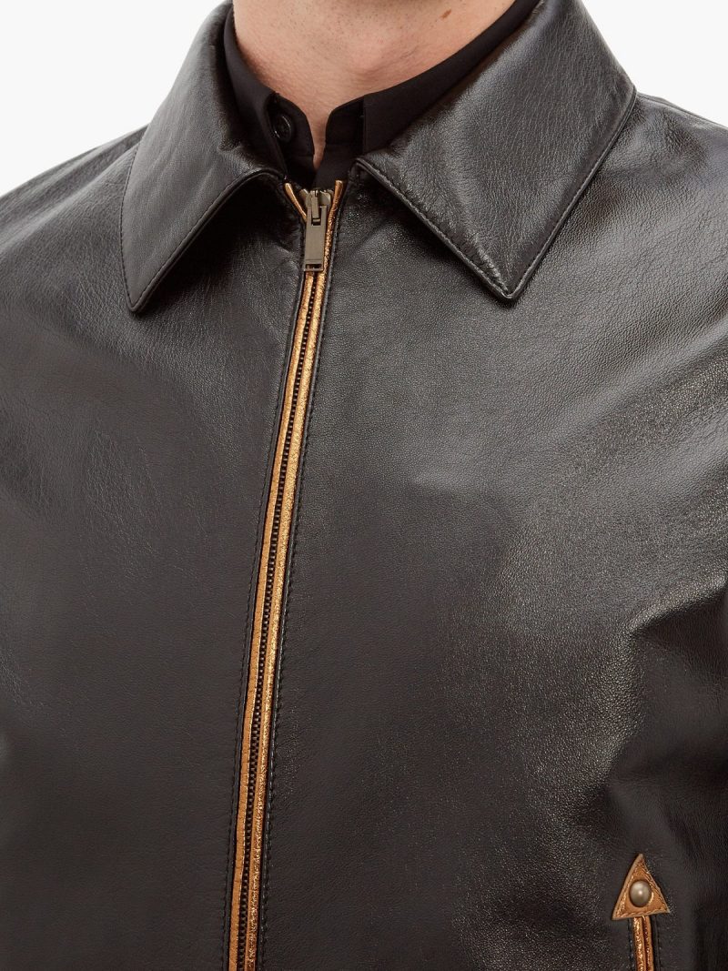 MenTraditionalBlackLeatherJacket4