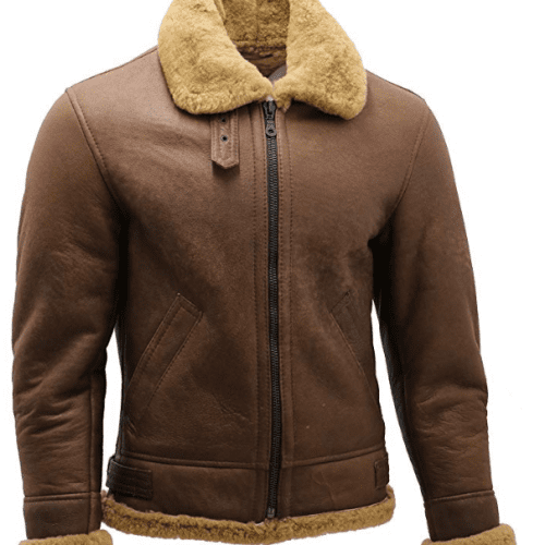 Mens B3 Shearling Leather Aviator Jacket