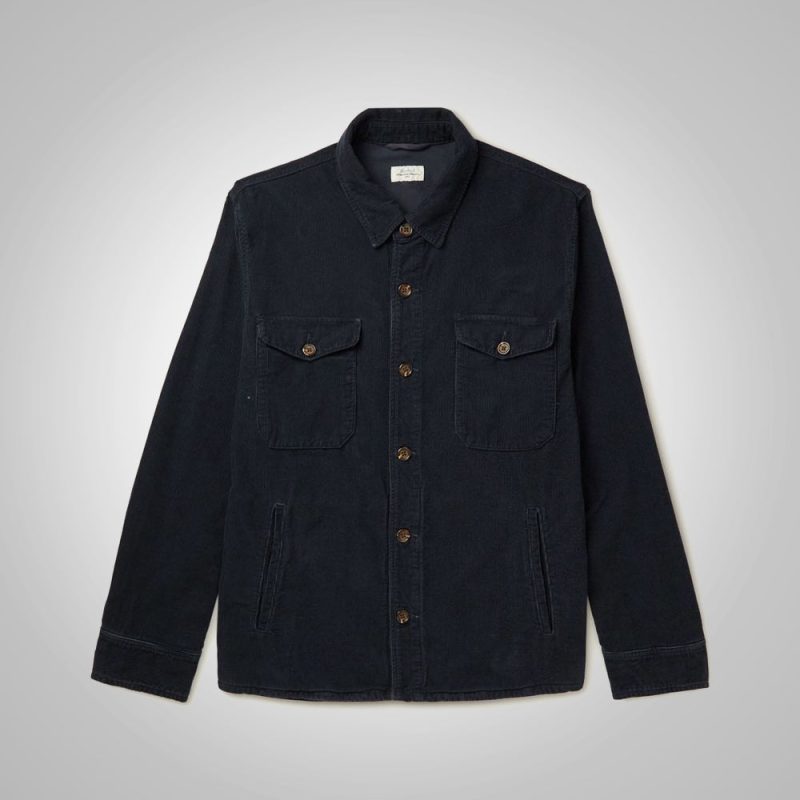 MensBlueCottonBlendCorduroyJacket4