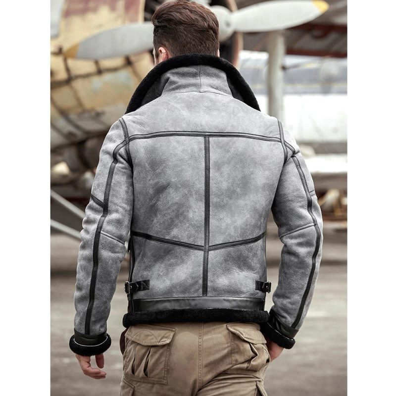 MensSheepskinRafAirforcePilotShearlingAviatorJacket2