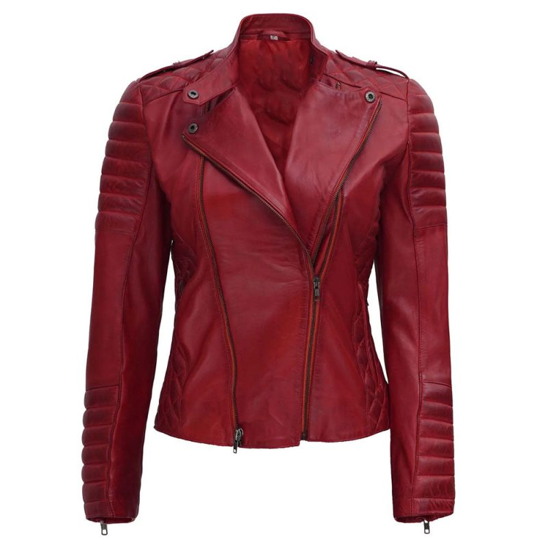 RED LEATHER JACKET