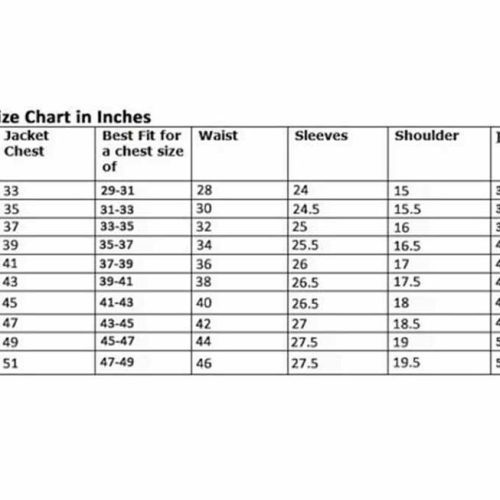 WomenJacketChart 1aefafe7 f472 430a a50c a443f8ed8bad