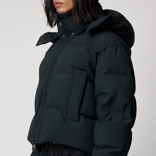 WomenMateBlackWinterPufferJacket4