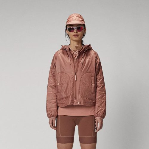 WomenPinkWinterParkaJacketWithHood4