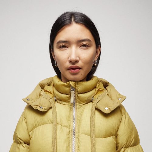 Women sSimpleYellowPufferJacket4