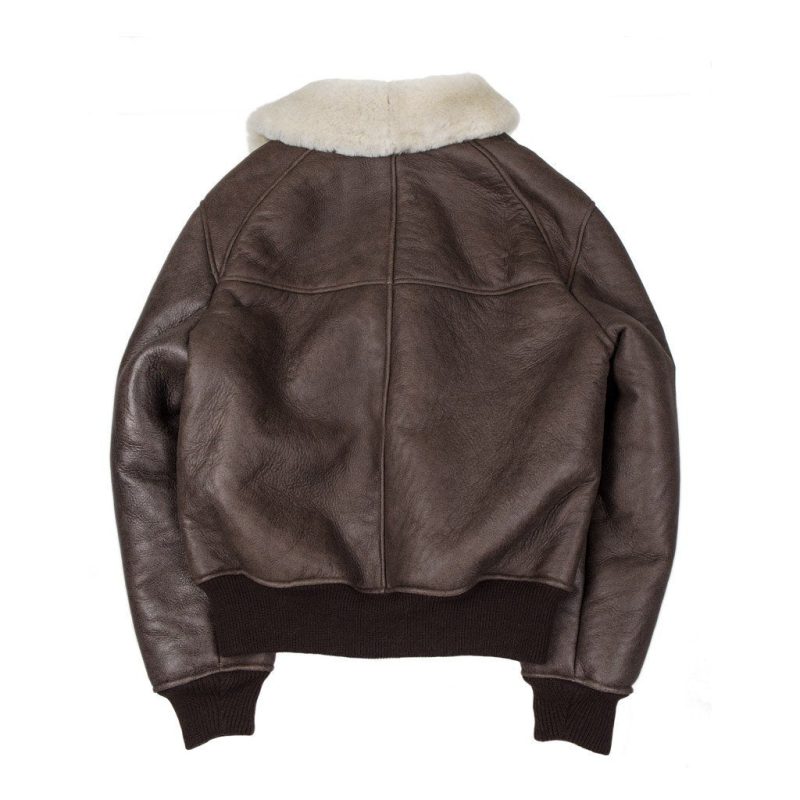 b 26 shearling brown jacket