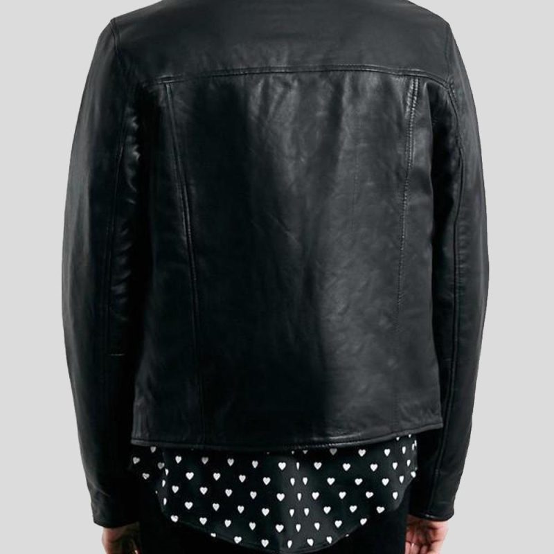 biker leather jacket caleb black 3