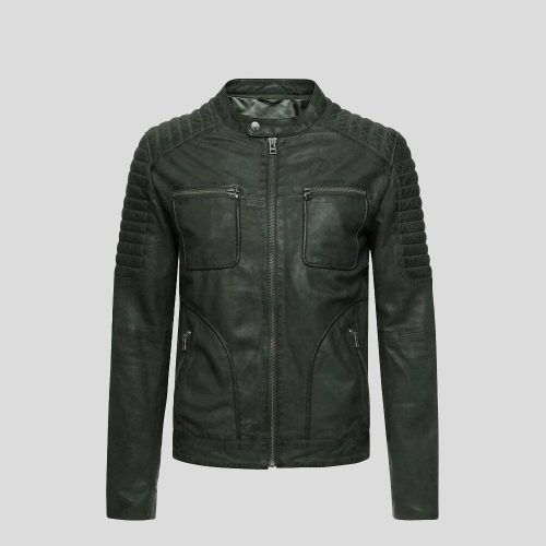 biker leather jacket cleo black 4