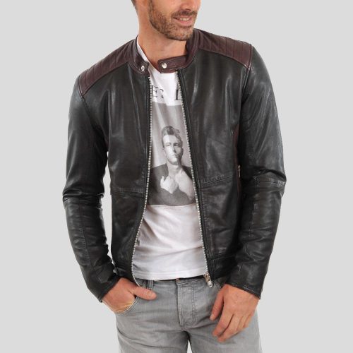 biker leather jacket euan black 2