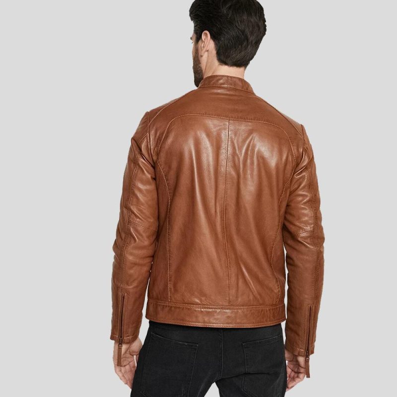 biker leather jacket ollie brown 3