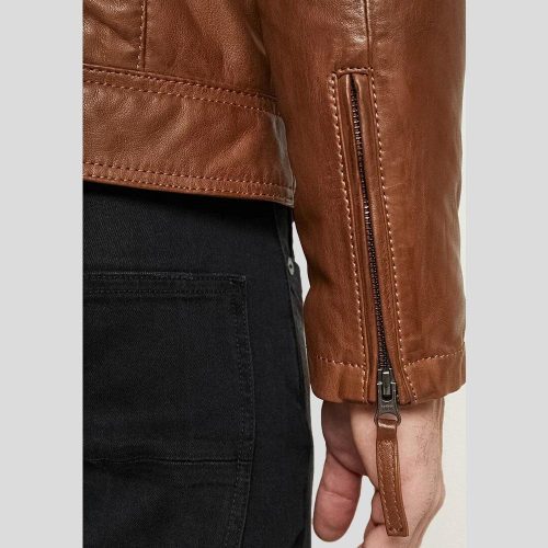 biker leather jacket ollie brown 5