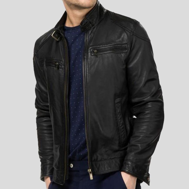 biker leather jacket rory black 2