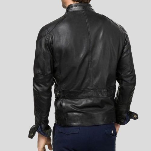 biker leather jacket rory black 4