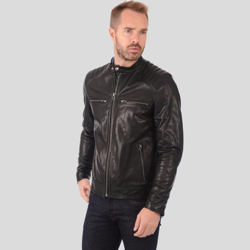 black motorcycle jacket noah 2