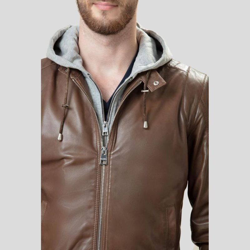 bomber leather jacket bruce brown 3