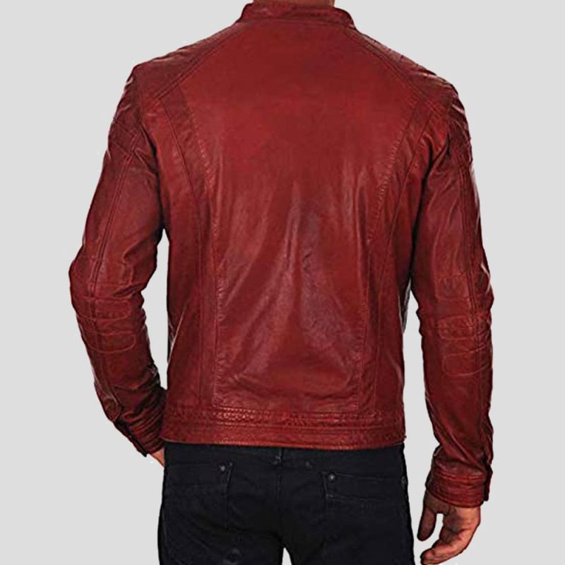 dominic red racer leather jacket 2