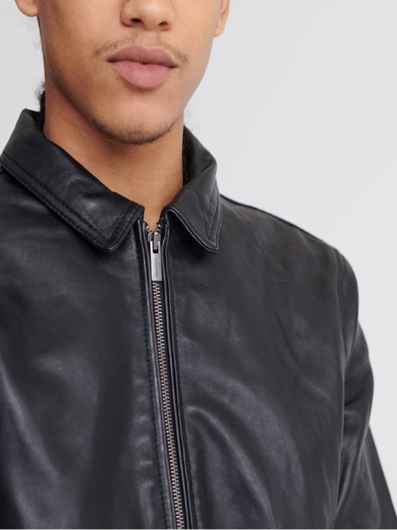 men biker leather jacket 4