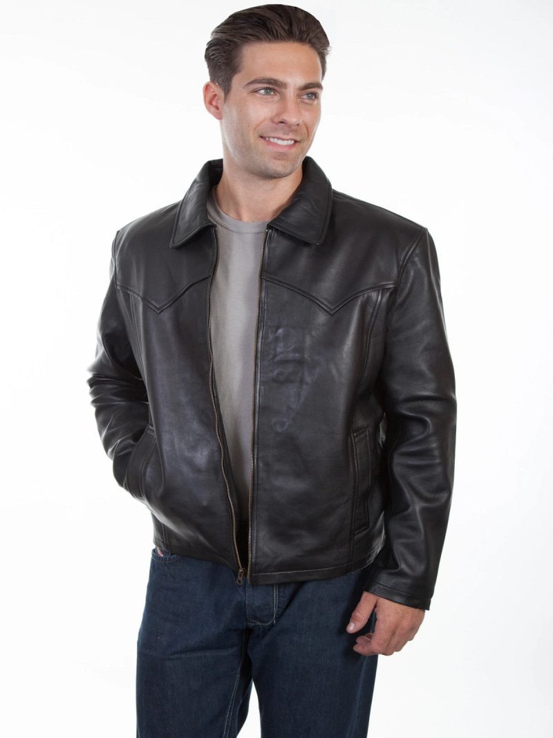 men black leather jacket 10