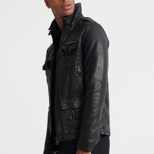 men black leather jacket 4