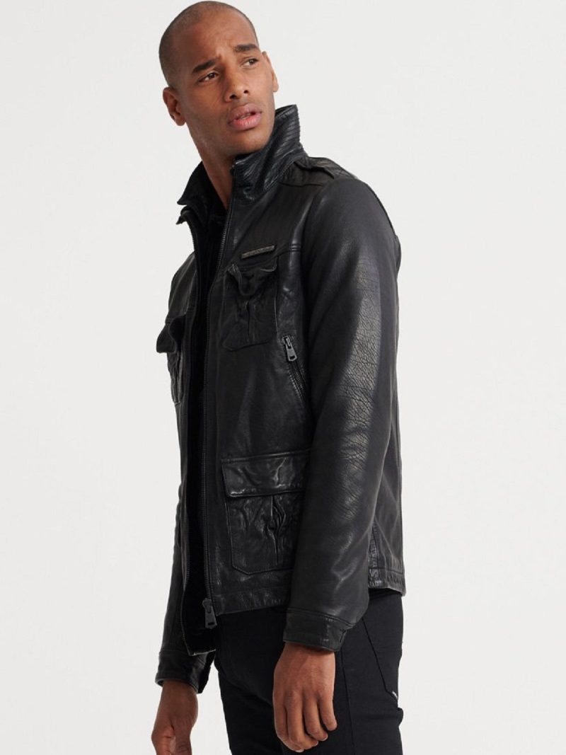 men black leather jacket 4