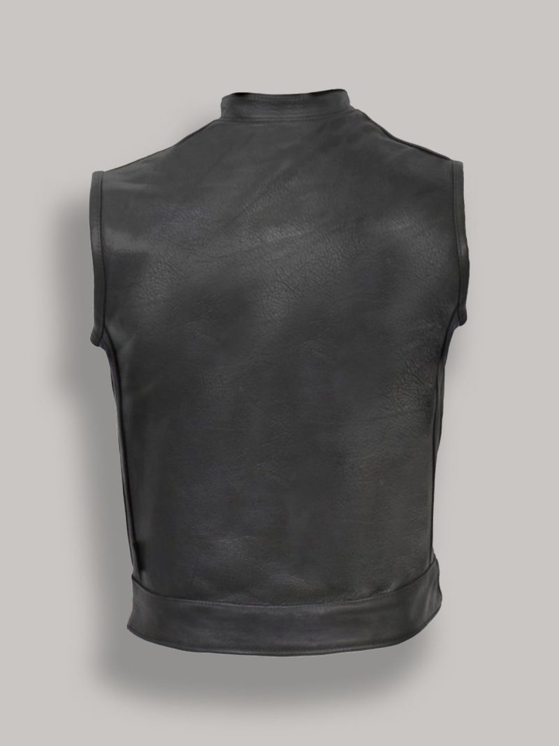 men leather vest