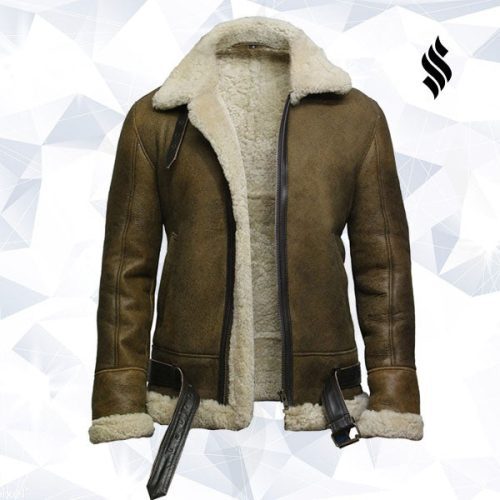 men s aviator real shearling sheepskin leather bomber flying jacket 4 bbebe920 2804 492a 90fe eeafe62e54bb