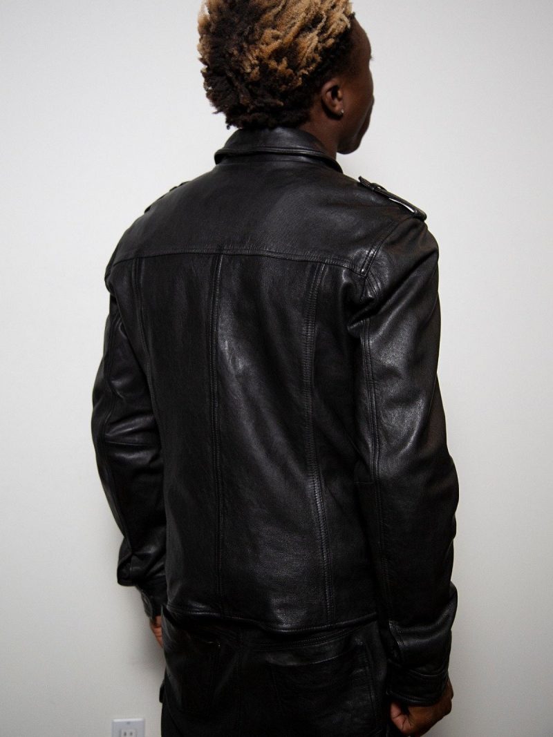 men stylish leather jacket 2