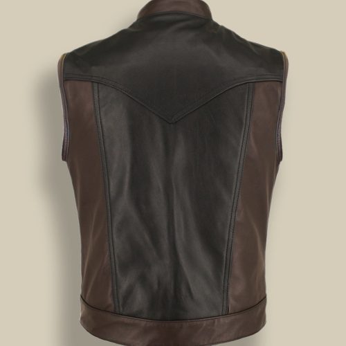 men two tone vest