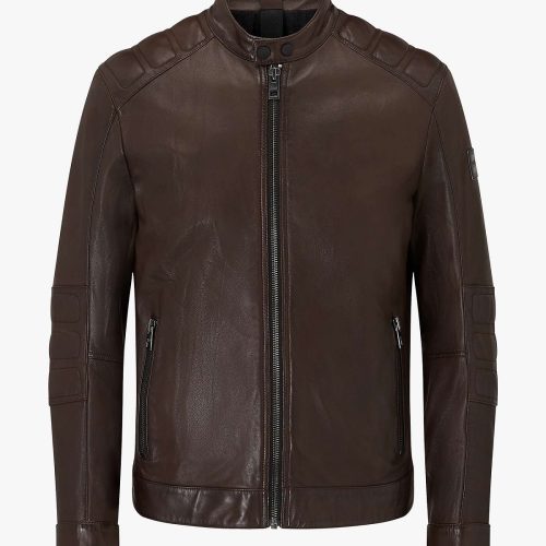 men vintage biker jacket