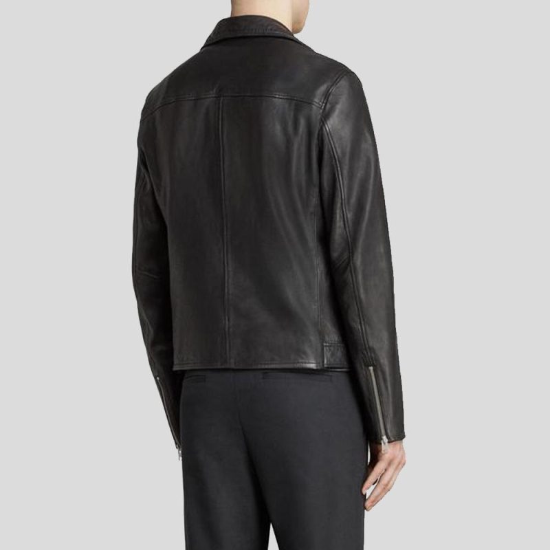 motorcycle leather jacket connor black 4