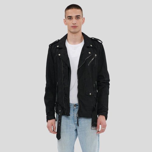 motorcycle leather jacket mytch black 2