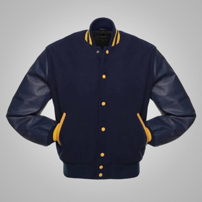 navyblueandyellowvarsitylettermanjacket