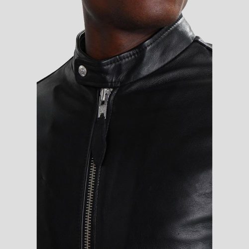 neil black quilted leather jacket 4