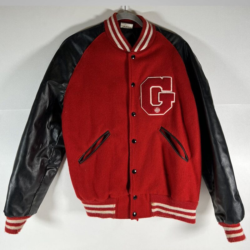 redandblackvarsitylettermanjacket