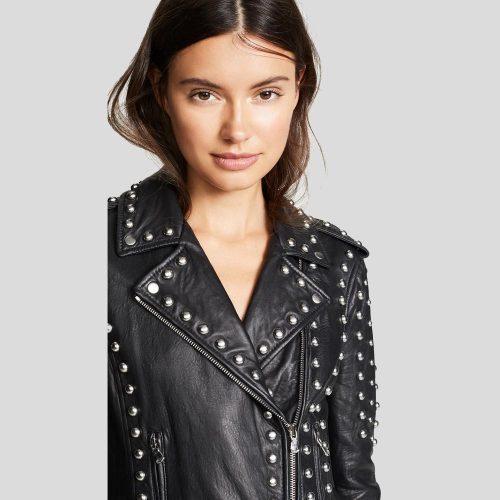 studded leather jacket jasmine black 5