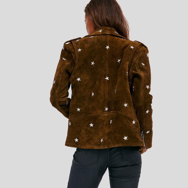 studded leather jacket melody brown 2